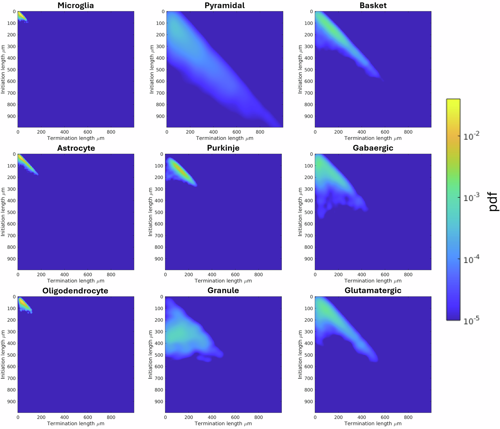 Fig. 8: Persistence maps for each cell types and all species together.
