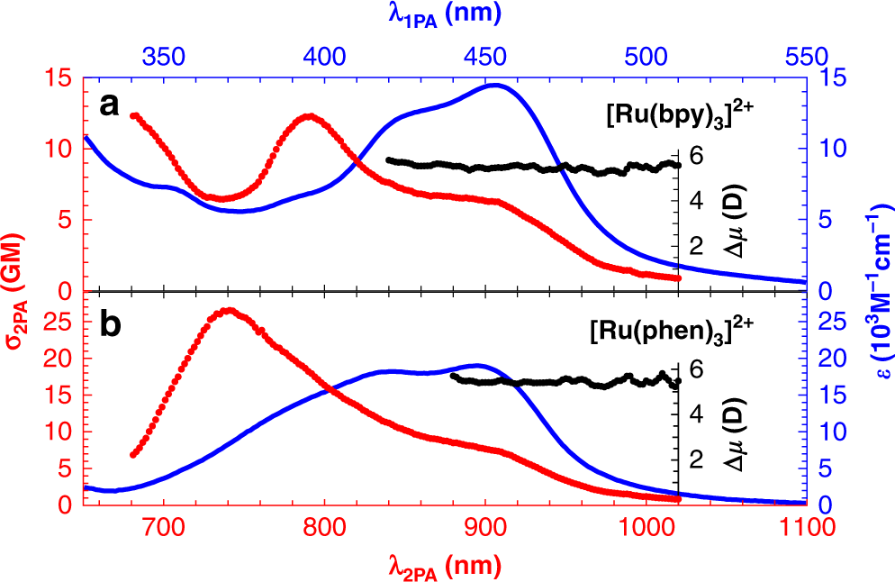 Solute-solvent electronic interaction is responsible for initial charge  separation in ruthenium complexes [Ru(bpy)3]2+ and [Ru(phen)3]2+ |  Communications Chemistry