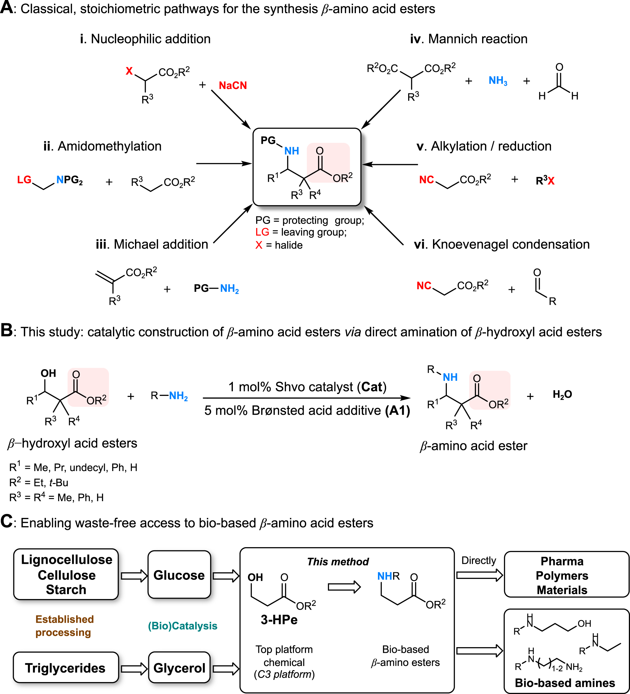 Amination Of B Hydroxyl Acid Esters Via Cooperative Catalysis Enables Access To Bio Based B Amino Acid Esters Communications Chemistry