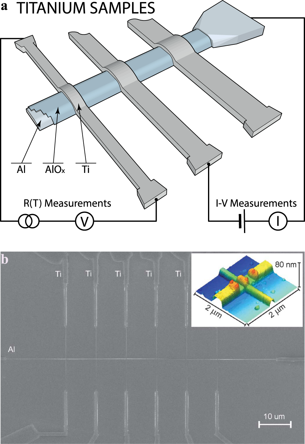 Fig. 2: Schematics of experiment and sample layout.