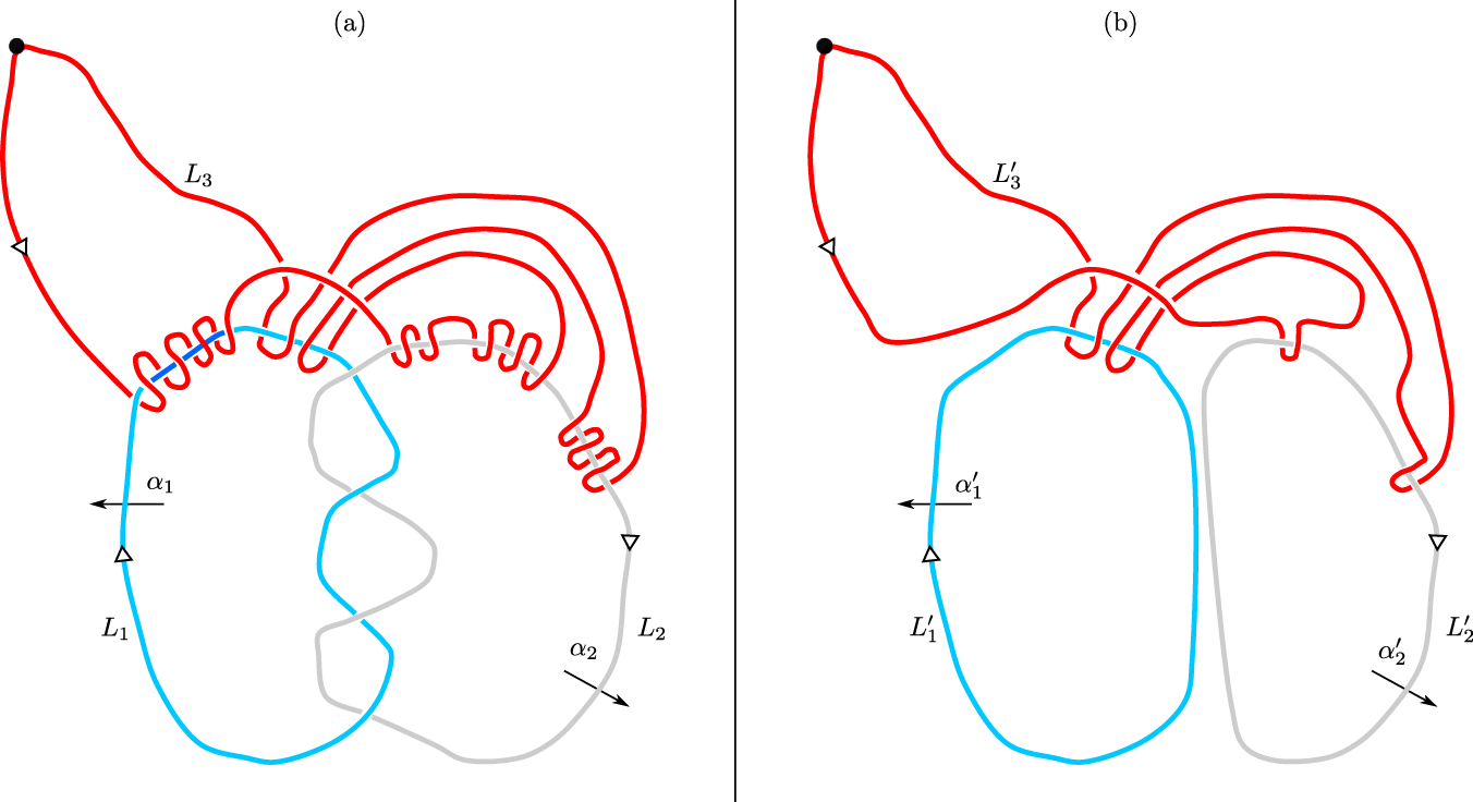 Fig. 12: Classification of three-component links.