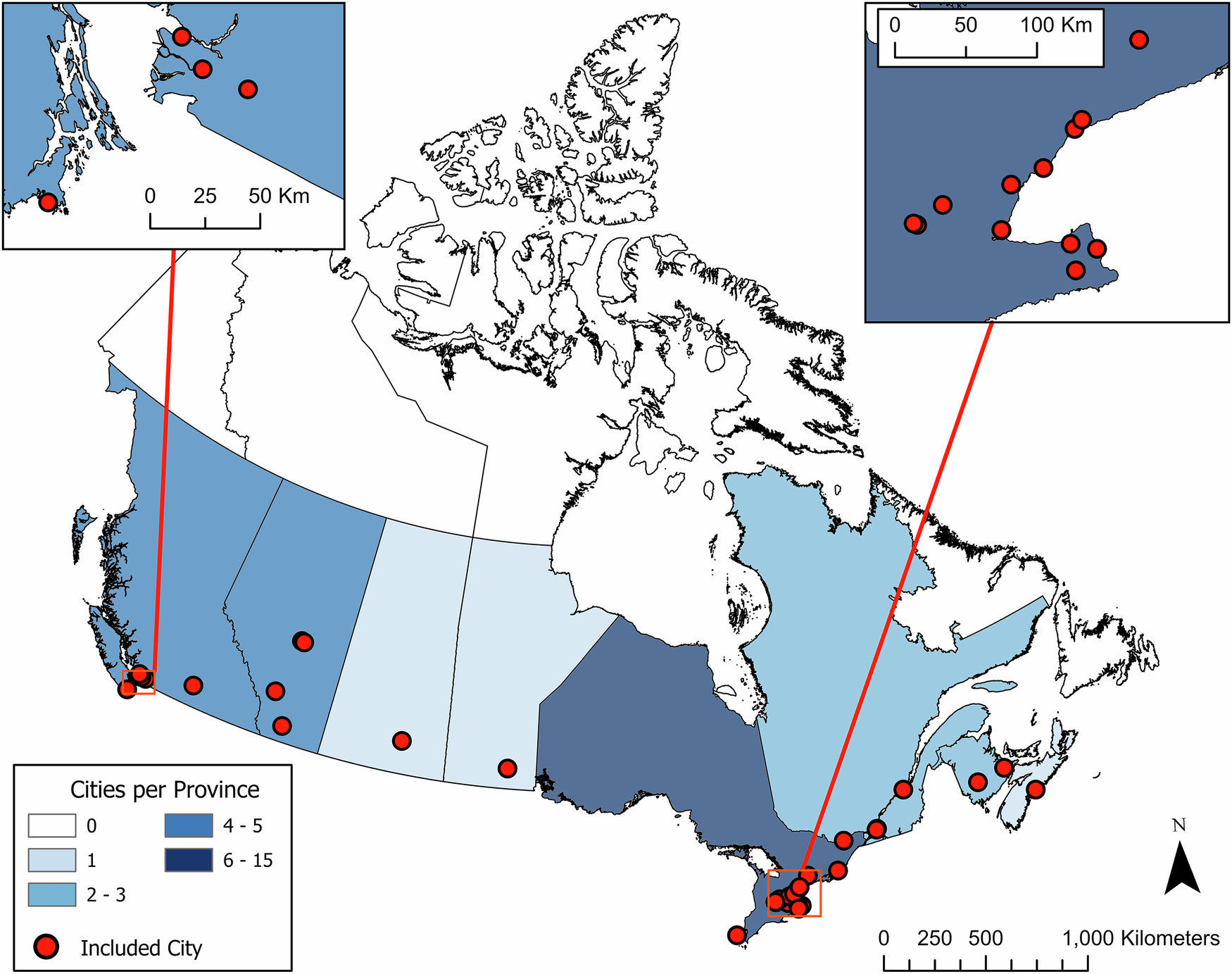 カナダのマージナライズ地域では街路樹が小さく少ない傾向（Marginalized neighbourhoods across Canada have fewer and smaller street trees: Study）