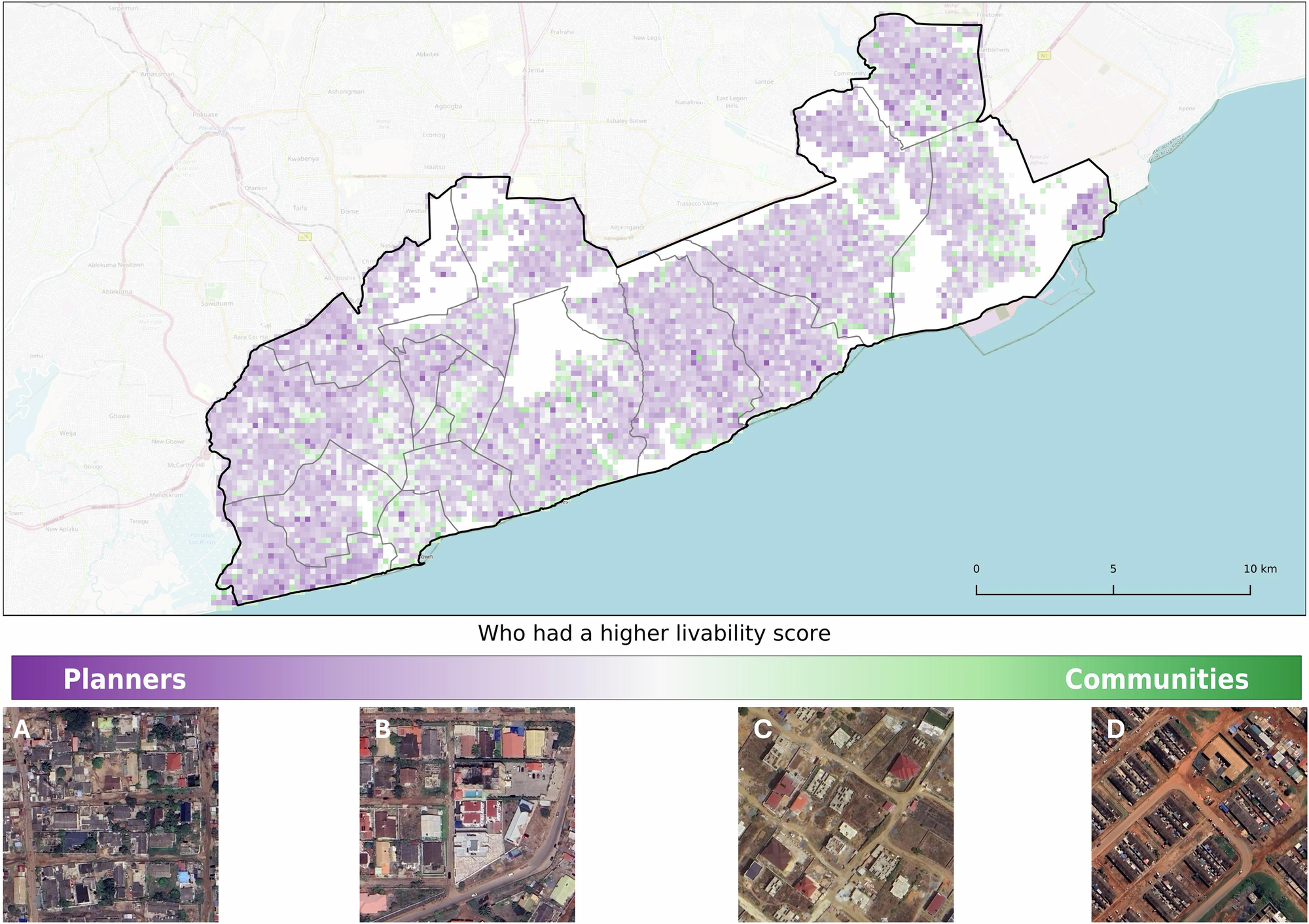 Fig. 6: Raw differences of livability perspectives.