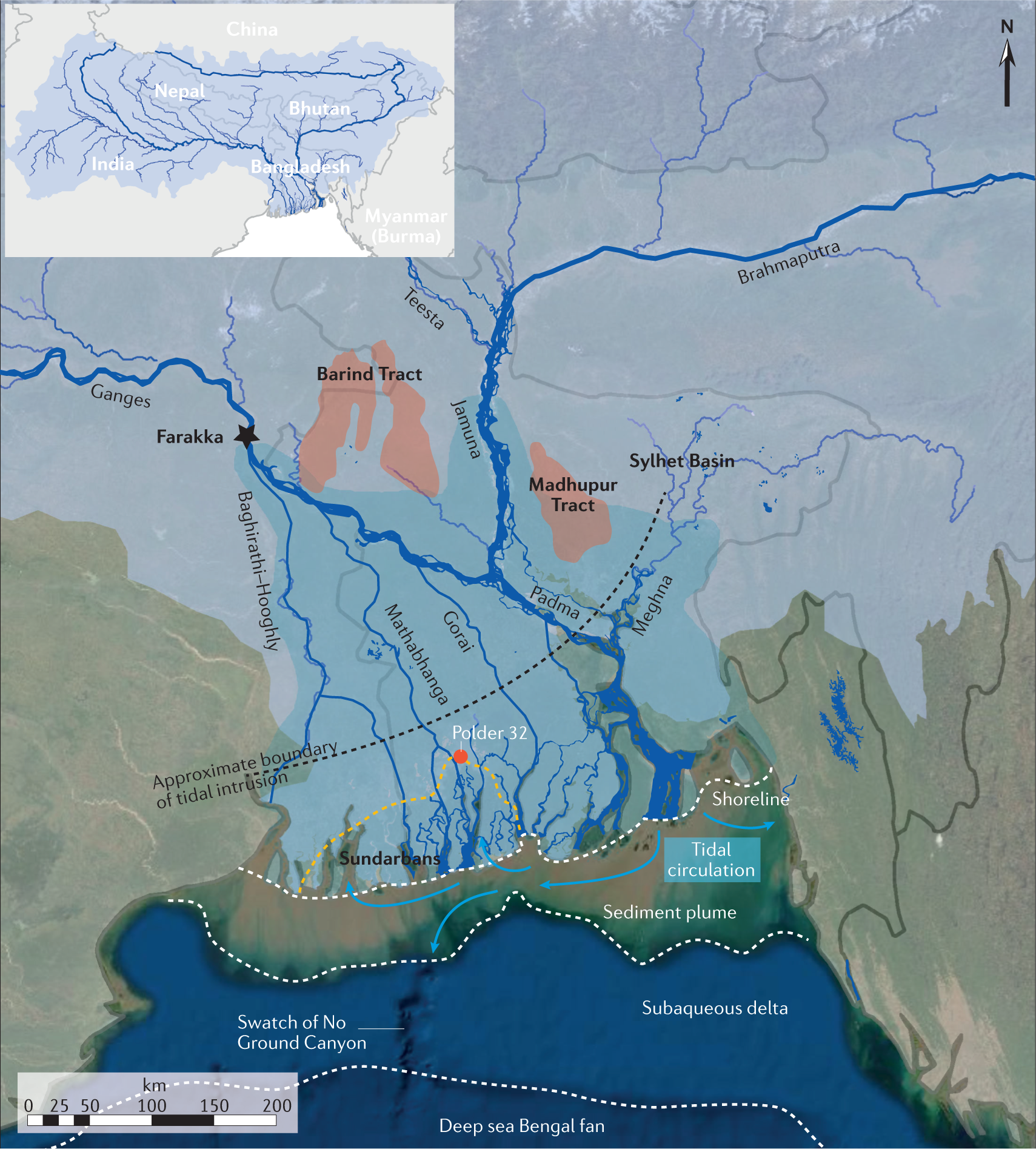 Ganges–Brahmaputra–Meghna delta | UPSC