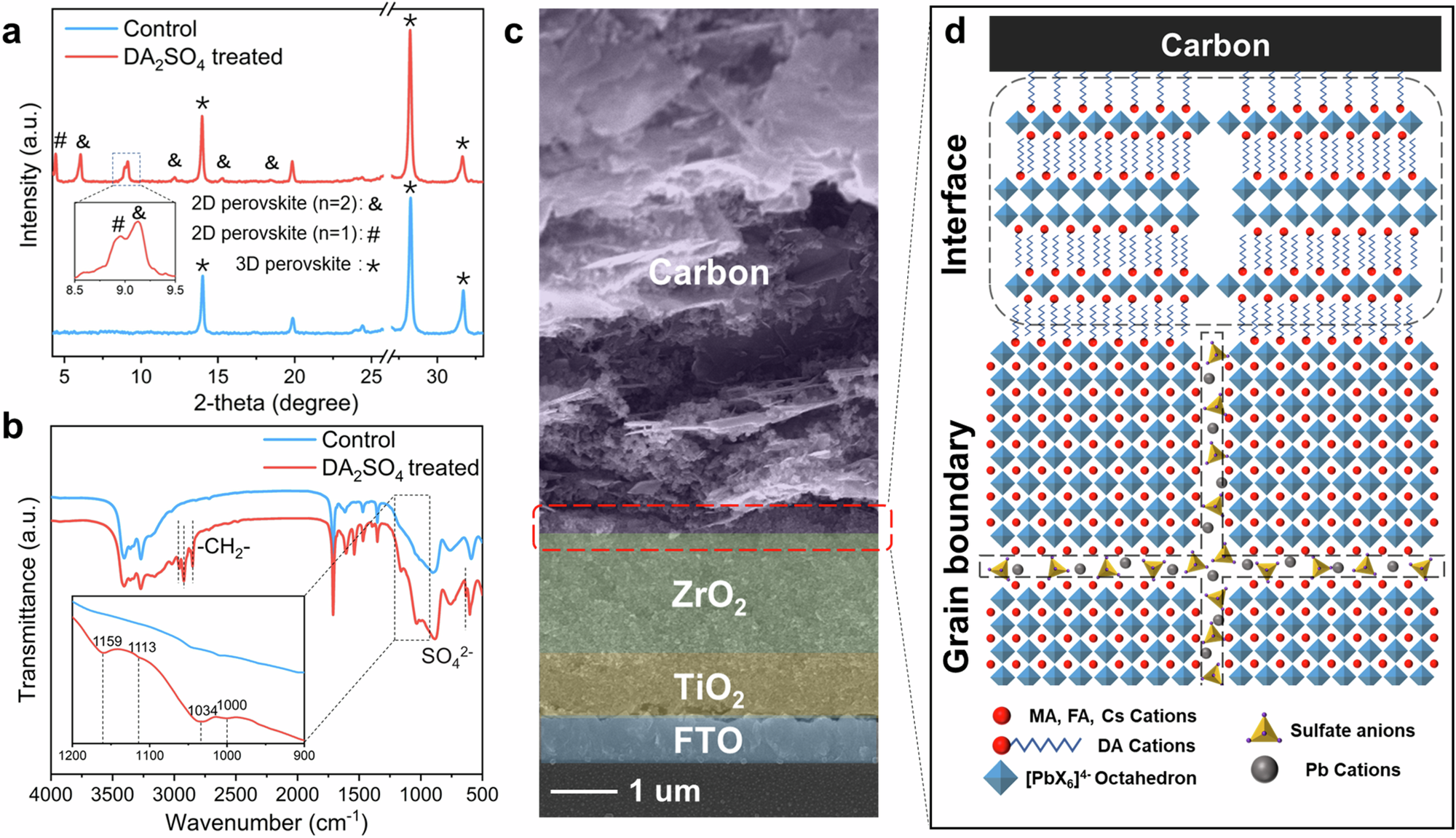 Decylammonium sulfate post-treatment for efficient hole-conductor-free printable perovskite solar cells with reduced voltage loss | Communications Materials decylammonium-sulfate-post-treatment-for-efficient-hole-conductor-free-printable-perovskite-solar-cells-with-reduced-voltage-loss-communications-materials