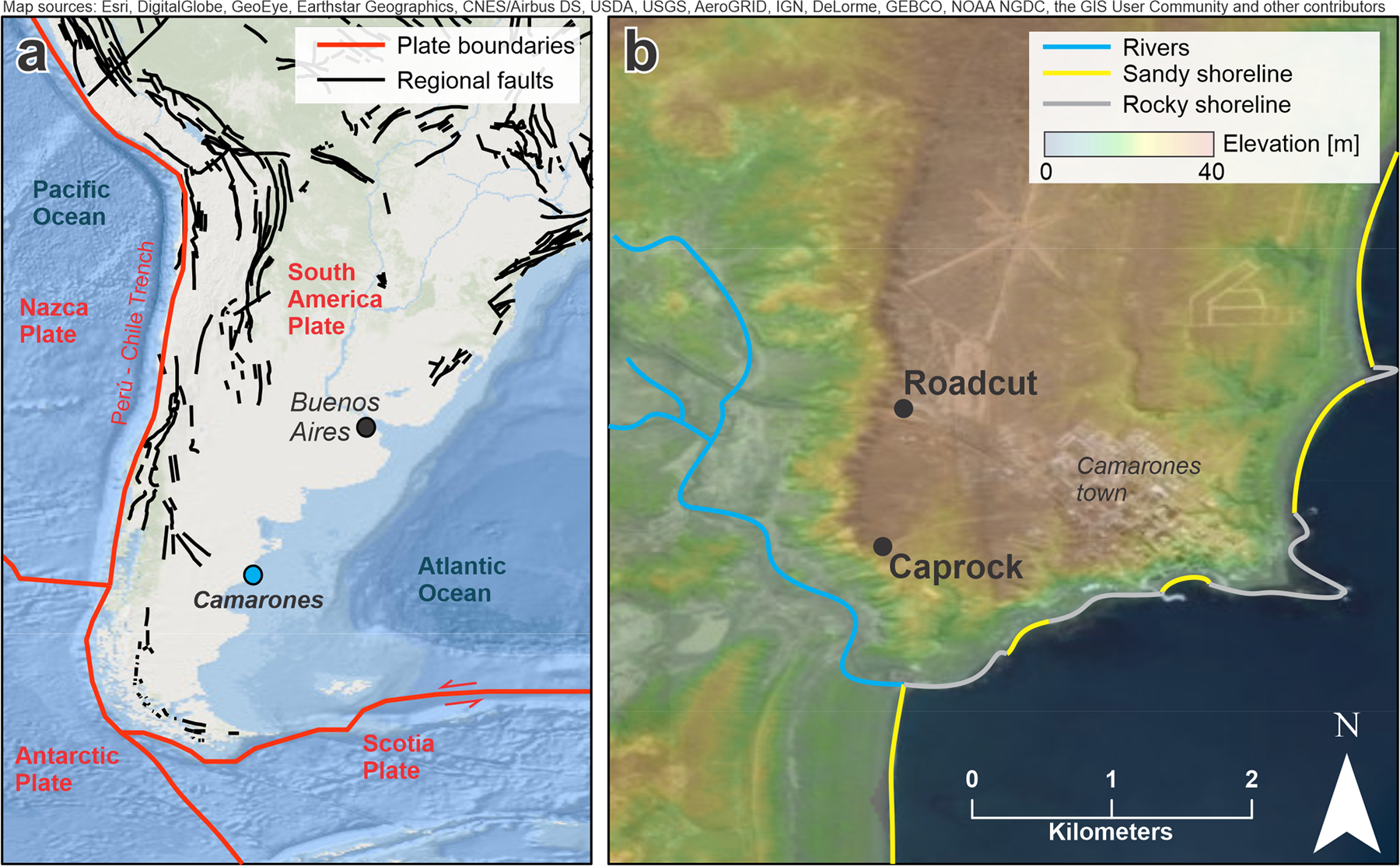 Sea Level Rise Projection Map - Buenos Aires