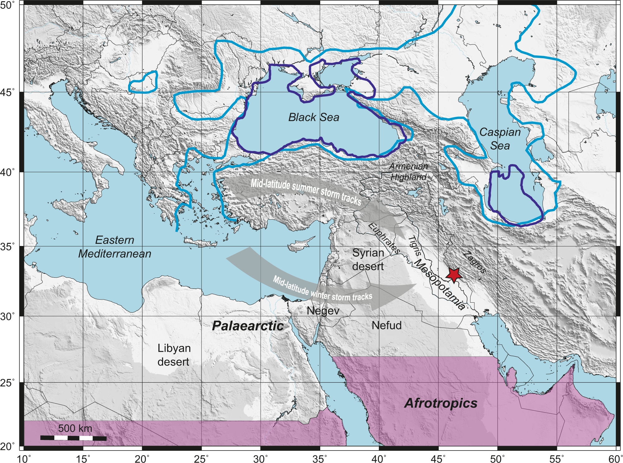 Neogene hyperaridity in Arabia drove the directions of mammalian dispersal  between Africa and Eurasia | Communications Earth & Environment