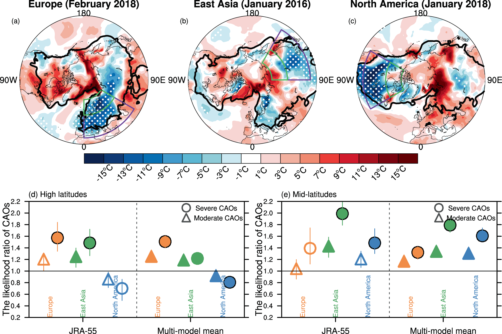 Northern hemisphere cold air outbreaks are more likely to be severe during  weak polar vortex conditions | Communications Earth & Environment