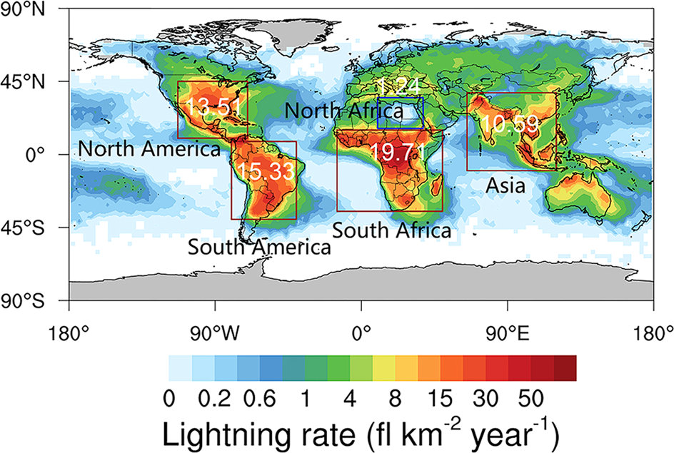 Cloud ice fraction governs lightning rate at a global scale |  Communications Earth & Environment