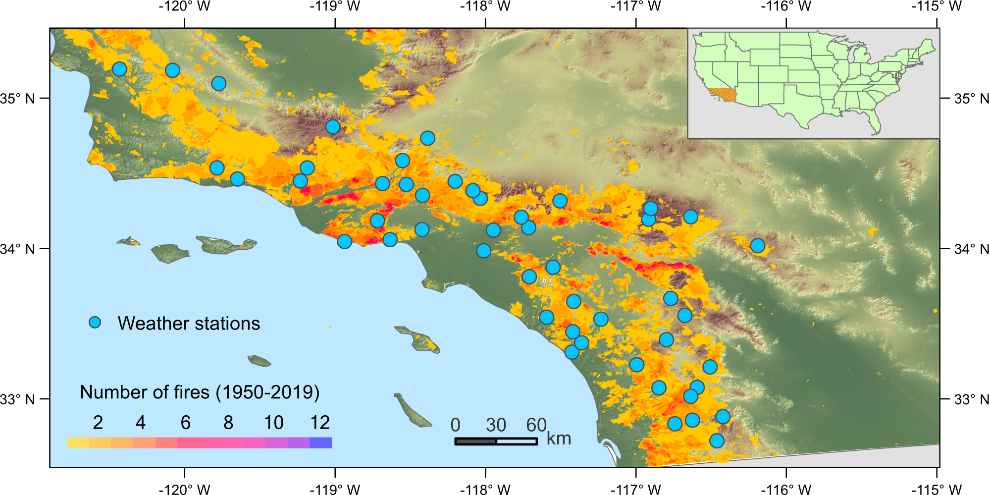 The season for large fires in Southern California is projected to lengthen  in a changing climate | Communications Earth & Environment