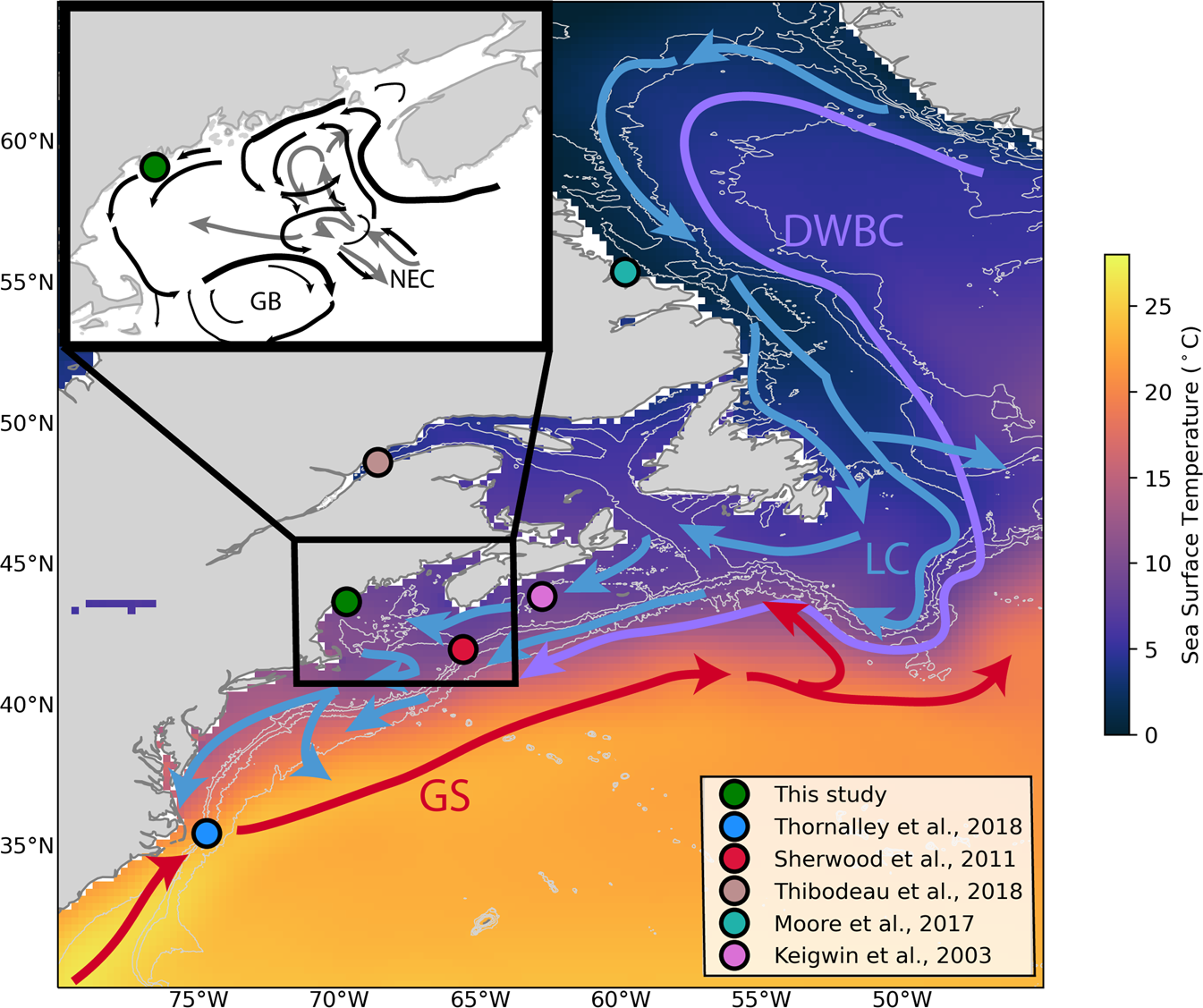 100 years of data shows warming from climate change in Boothbay Harbor