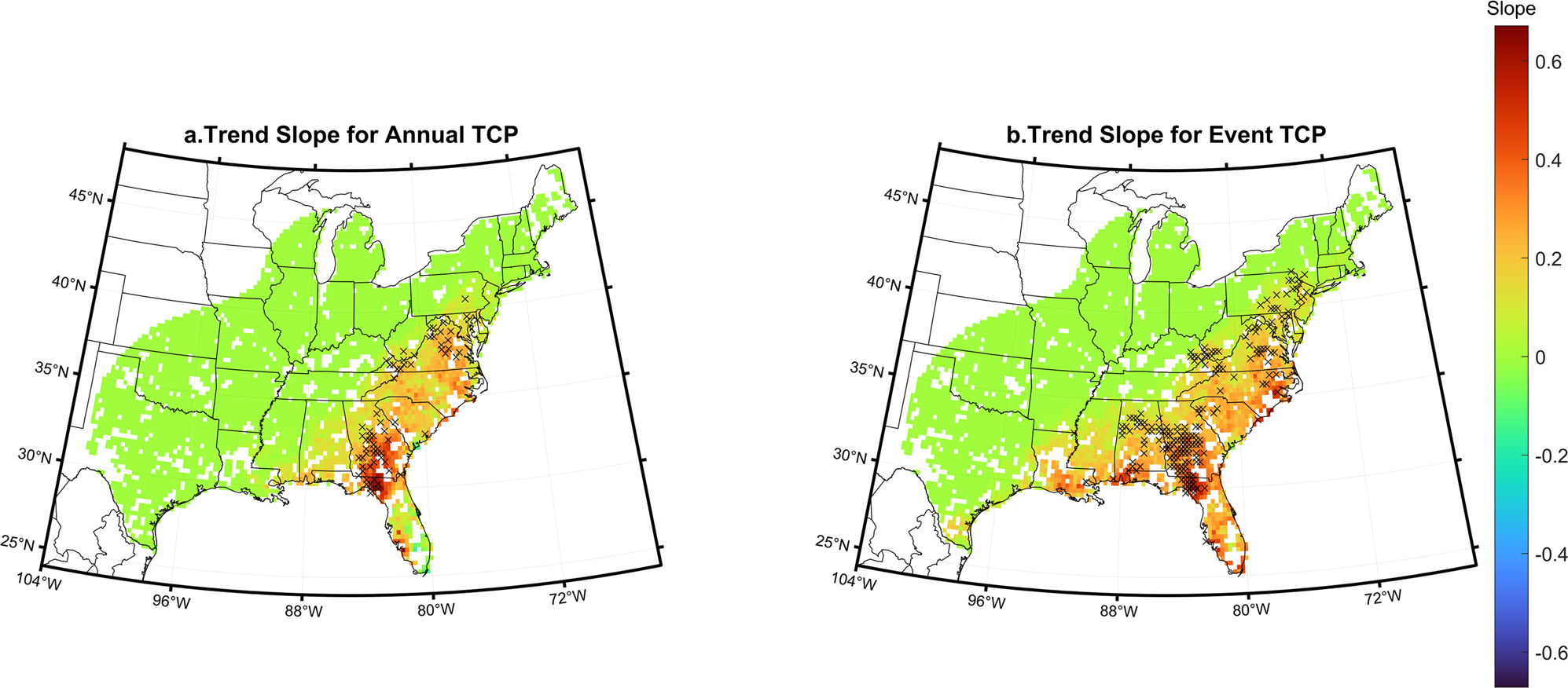 Exposure to precipitation from tropical cyclones has increased over the  continental United States from 1948 to 2019 | Communications Earth &  Environment