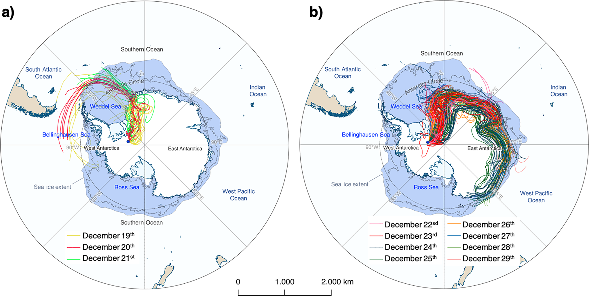 Stratospheric ozone depletion in the Antarctic region triggers intense  changes in sea salt aerosol geochemistry