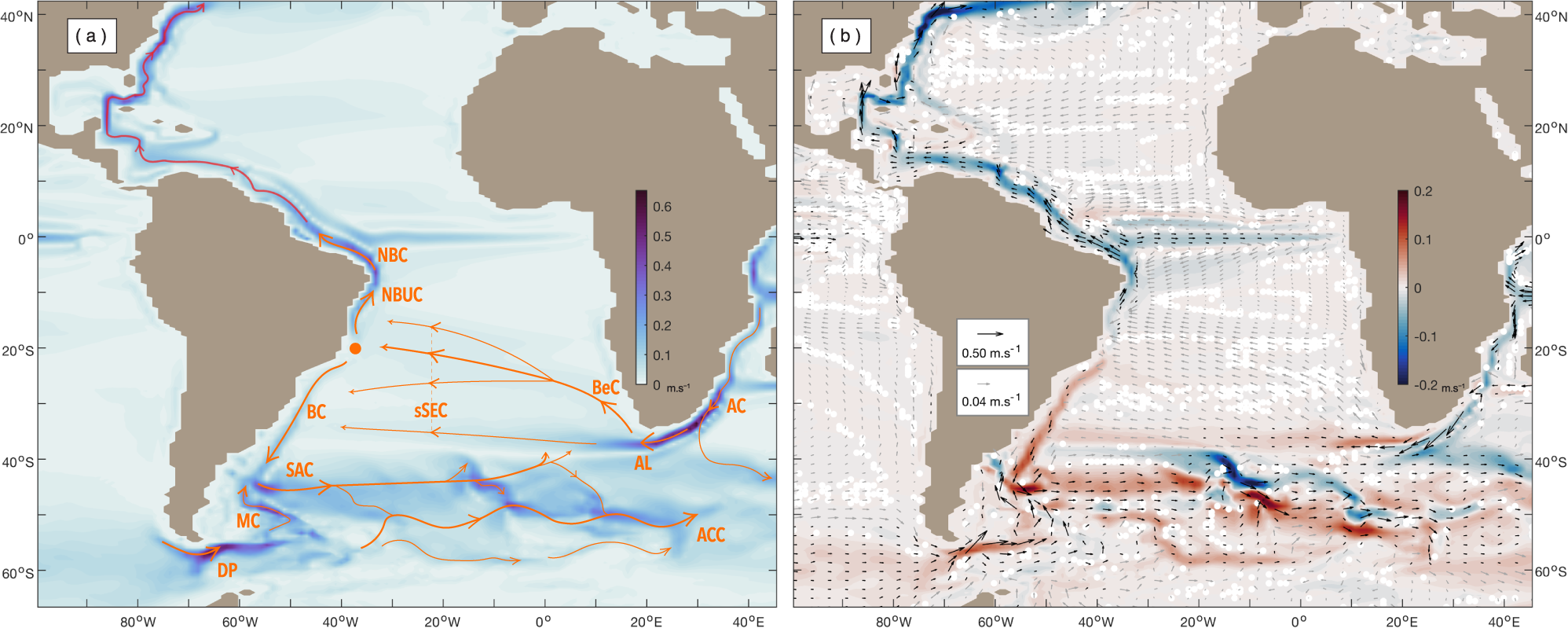 atlantic ocean currents map