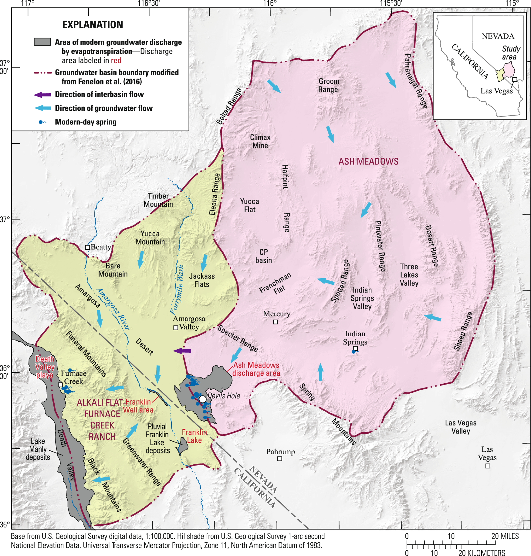 A 350,000-year history of groundwater recharge in the southern Great Basin,  USA | Communications Earth & Environment