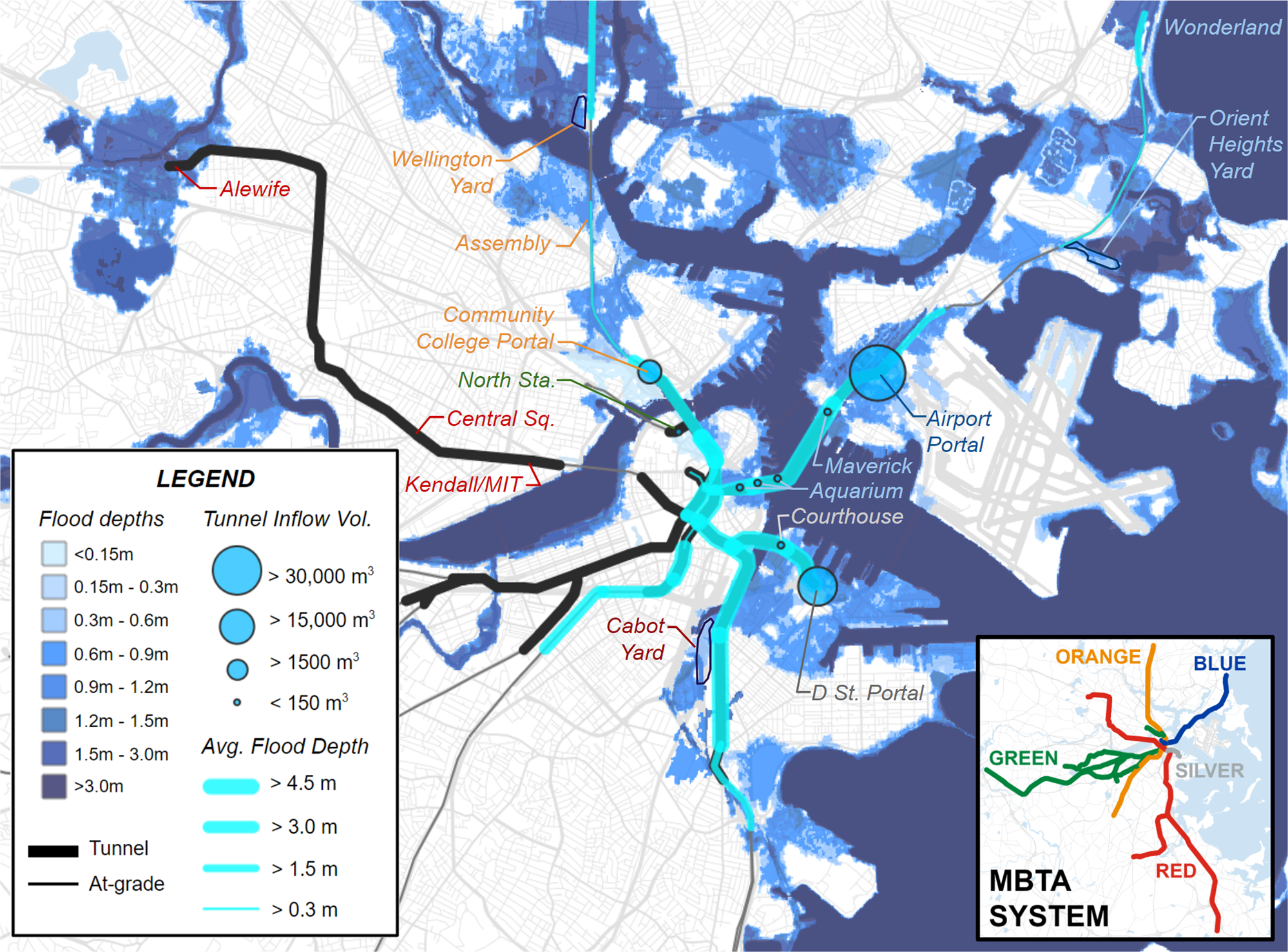 Estimating coastal flood damage costs to transit infrastructure under  future sea level rise | Communications Earth & Environment