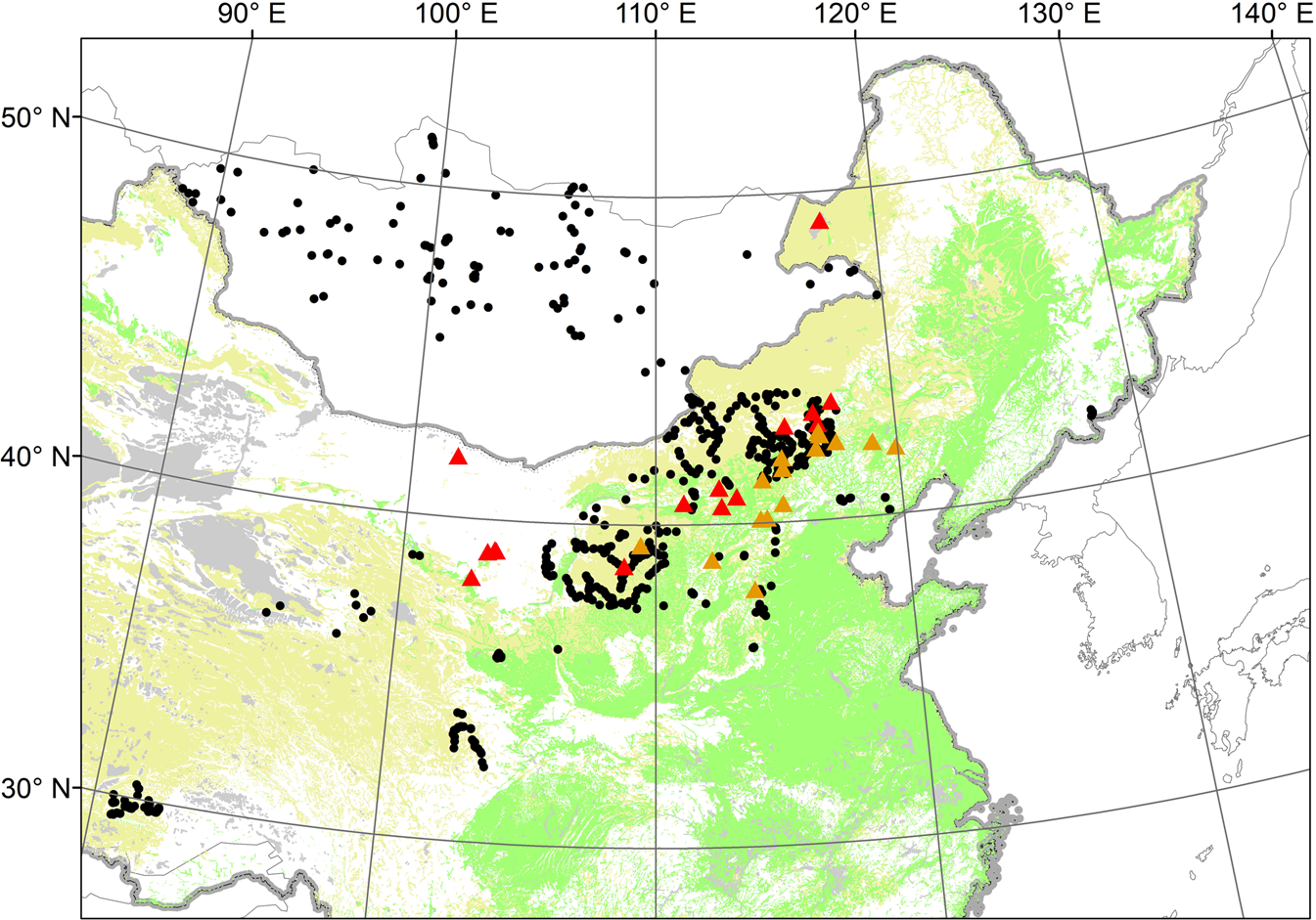 Agricultural development has not necessarily caused forest cover decline in  semi-arid northern China over the past 12,000 years | Communications Earth  & Environment