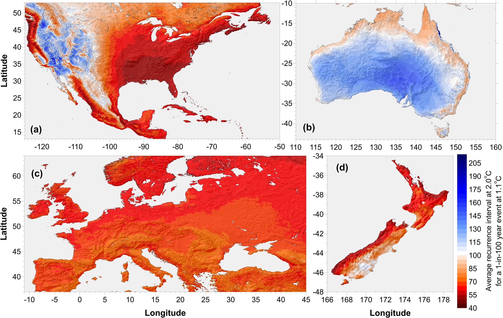 Fig. 7: Change in average recurrence interval.