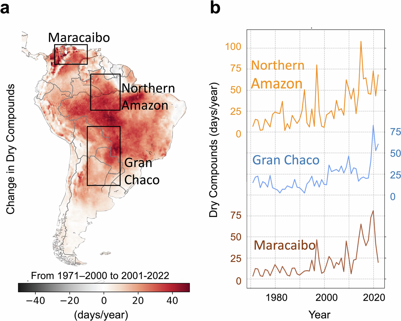 Extremos climáticos extremos triplicam na América do Sul desde 1970