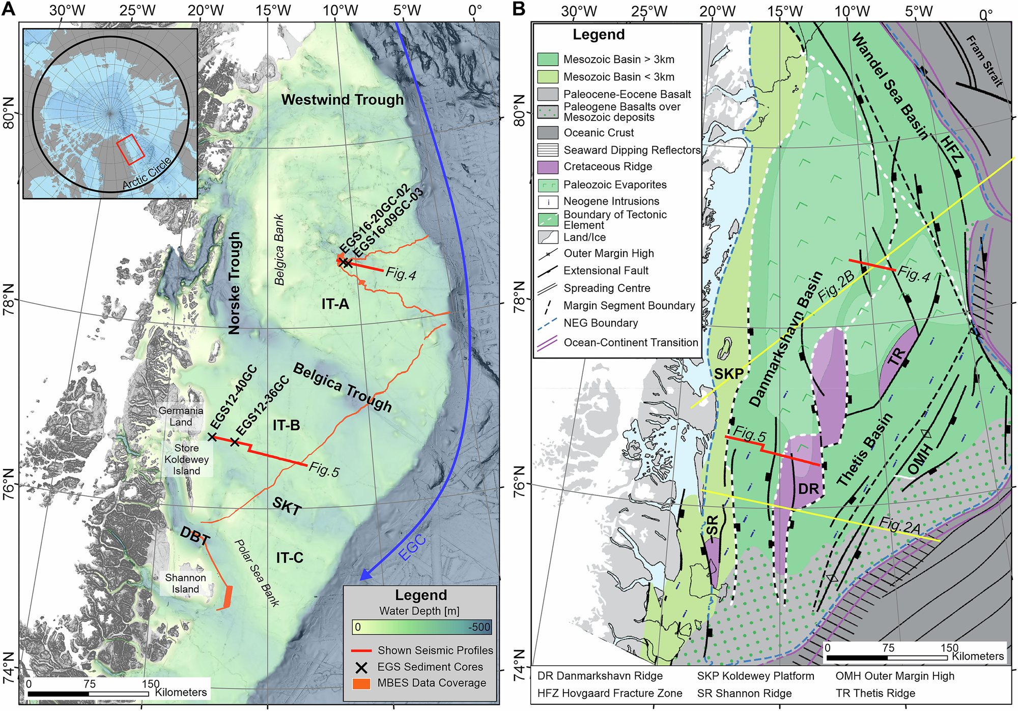 Natural hydrocarbon seepage at the Northeast Greenland continental shelf |  Communications Earth & Environment
