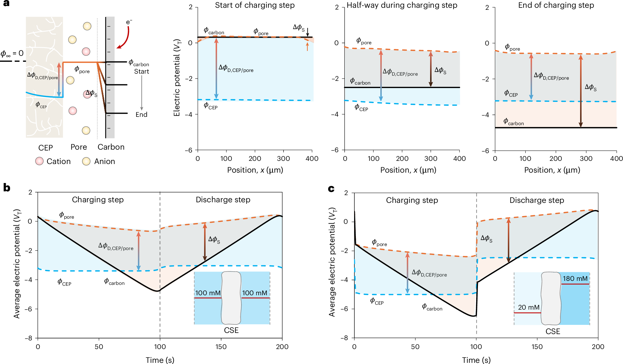 Fig. 4: Breakdown of potential distributions.