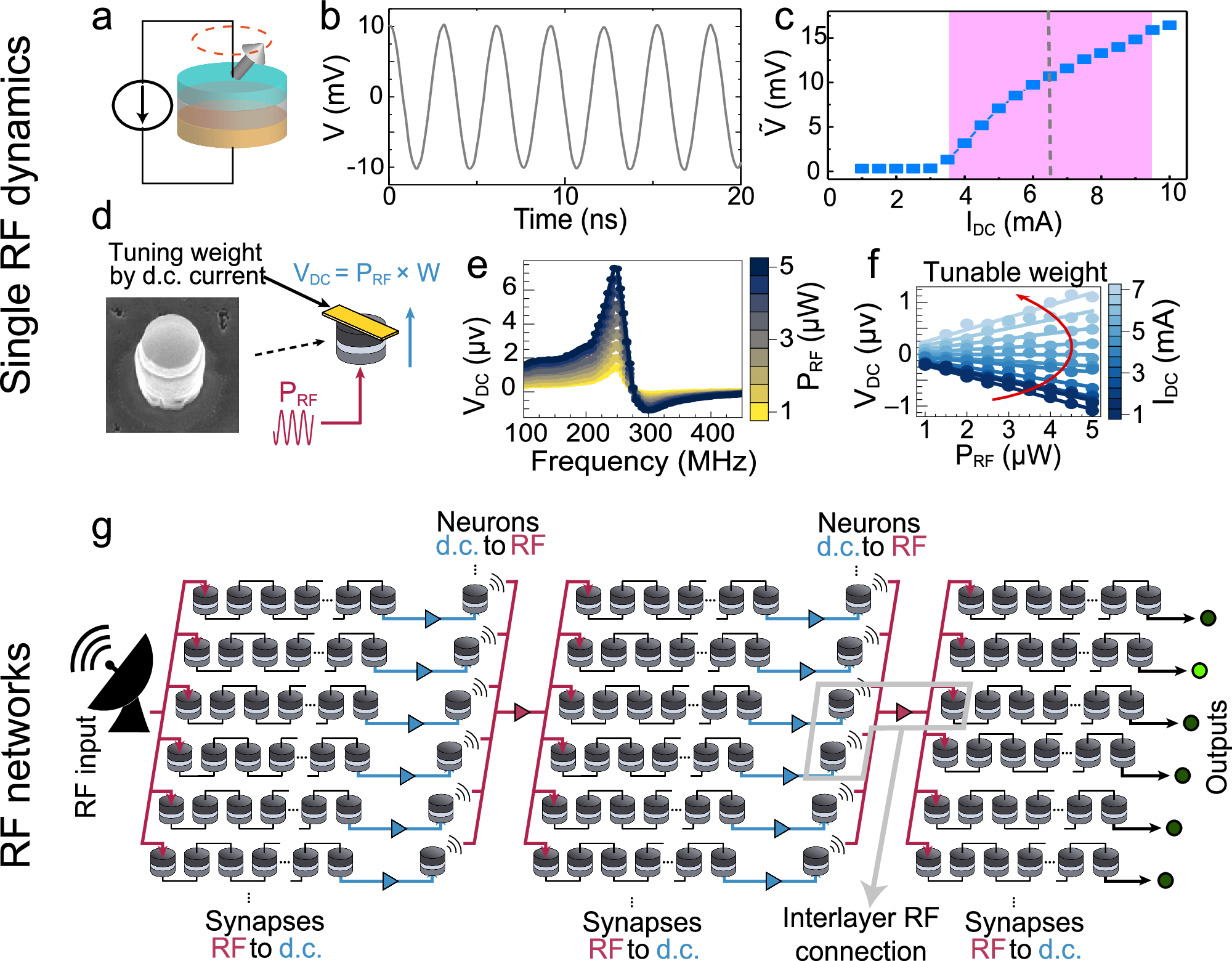 Fig. 7: Computing with oscillatory dynamics and neural networks.