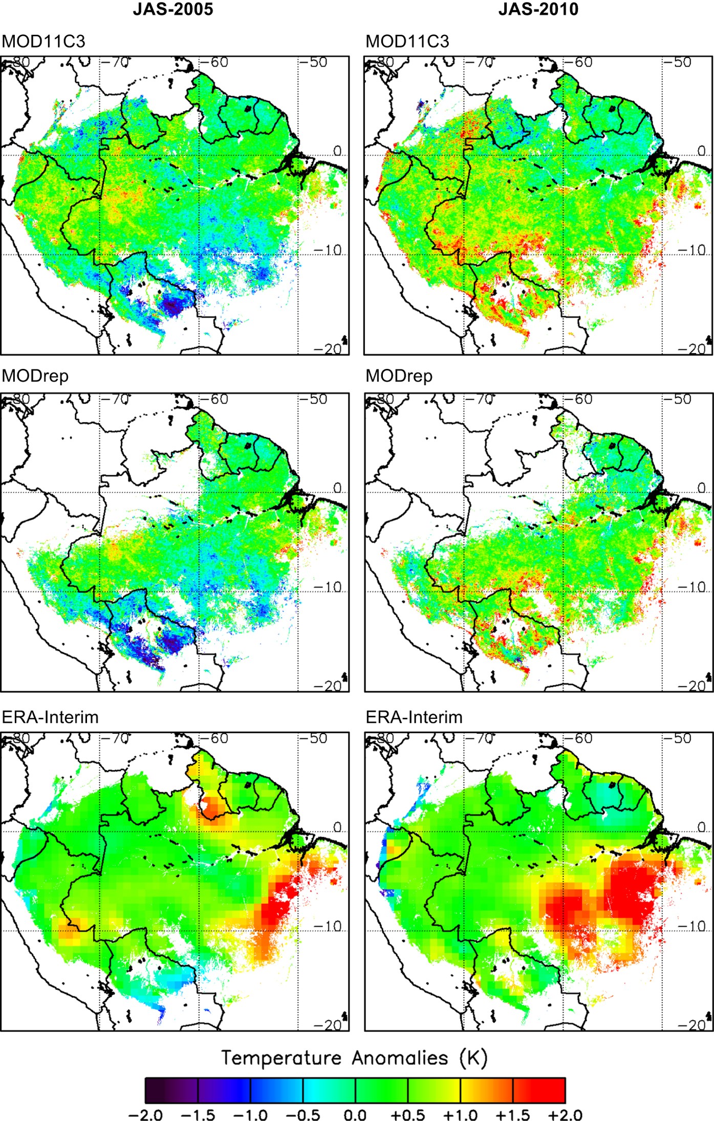A database for the monitoring of thermal anomalies over the Amazon forest  and adjacent intertropical oceans | Scientific Data