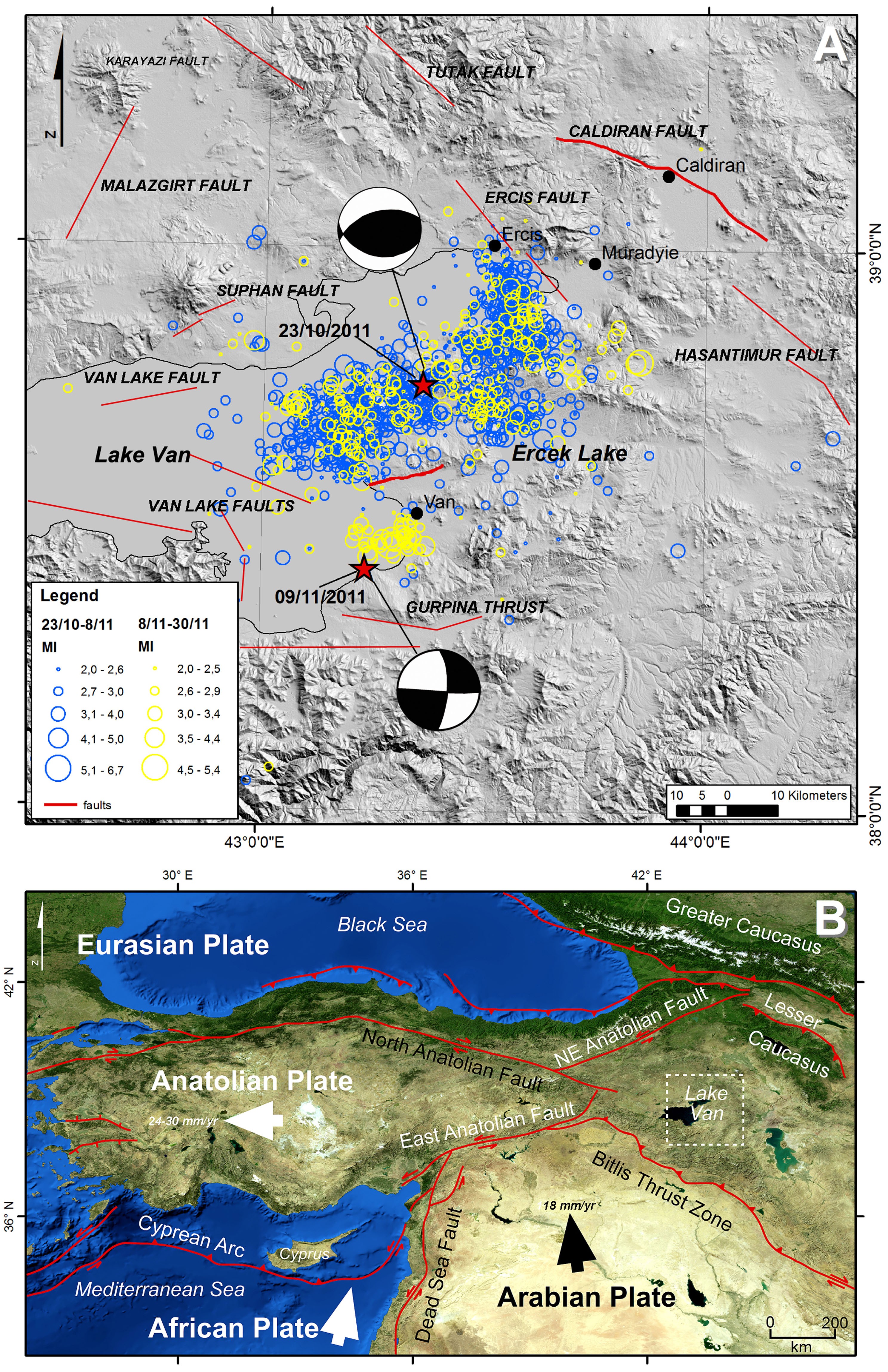 The October 23 11 Van Turkey Earthquake And Its Relationship With Neighbouring Structures Scientific Reports