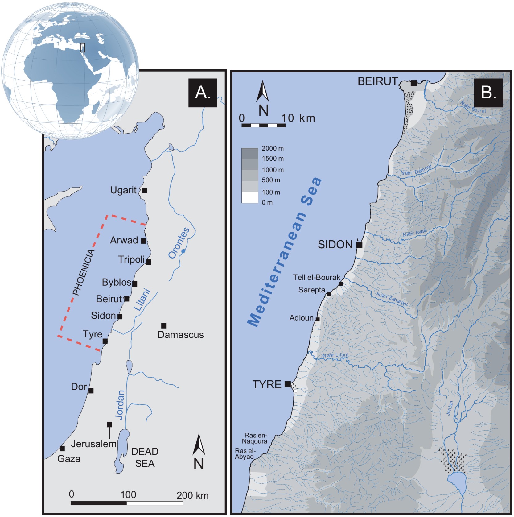 Ancient harbour infrastructure in the Levant: tracking the birth and rise of new forms of pressure | Scientific Reports
