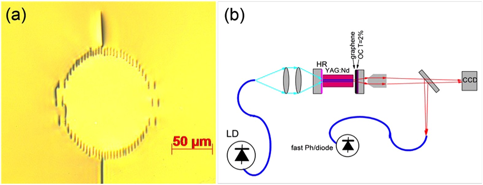 11-GHz waveguide Nd:YAG laser CW mode-locked with single-layer graphene |  Scientific Reports