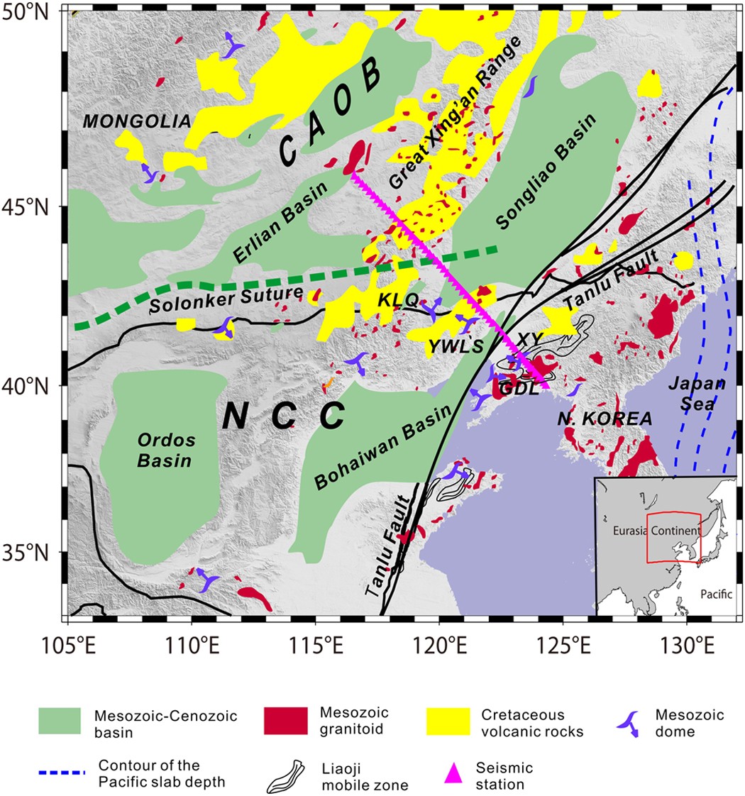 Simplified tectonic map of the Central Asian Orogenic Belt (CAOB