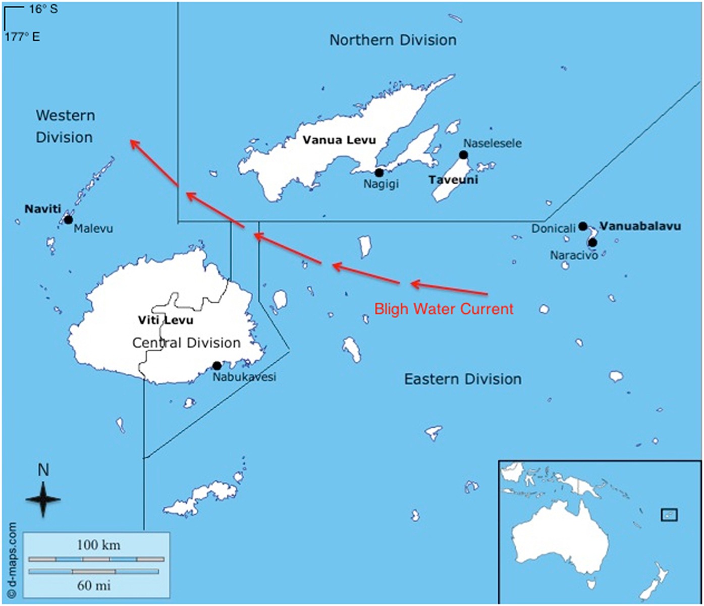 Bligh Waters Fiji Map Population Connectivity Measures Of Fishery-Targeted Coral Reef Species To  Inform Marine Reserve Network Design In Fiji | Scientific Reports