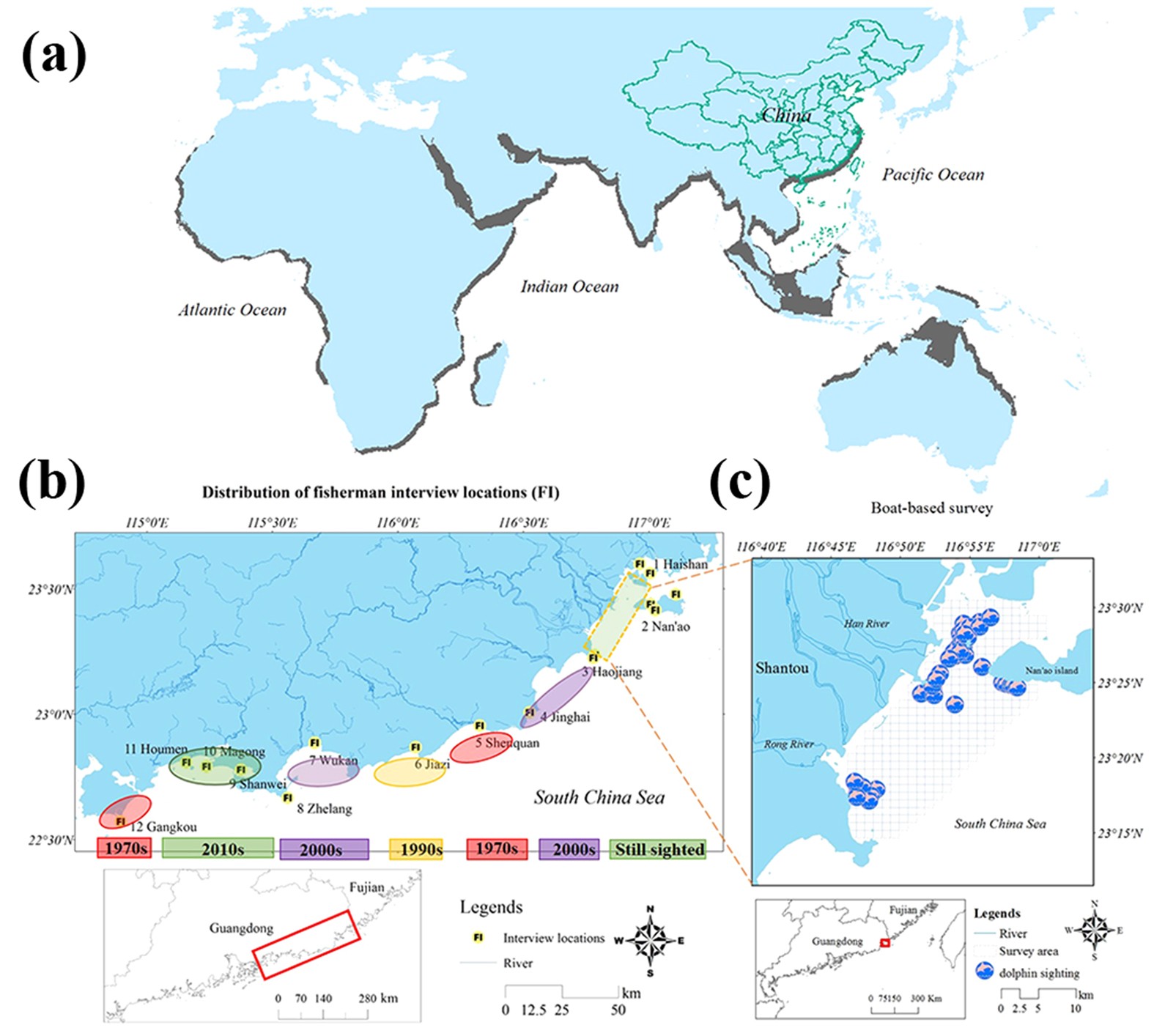 A framework for the assessment of the spatial and temporal patterns of threatened coastal delphinids | Scientific Reports A framework for the assessment of the spatial and temporal patterns of threatened coastal delphinids | Scientific Reports