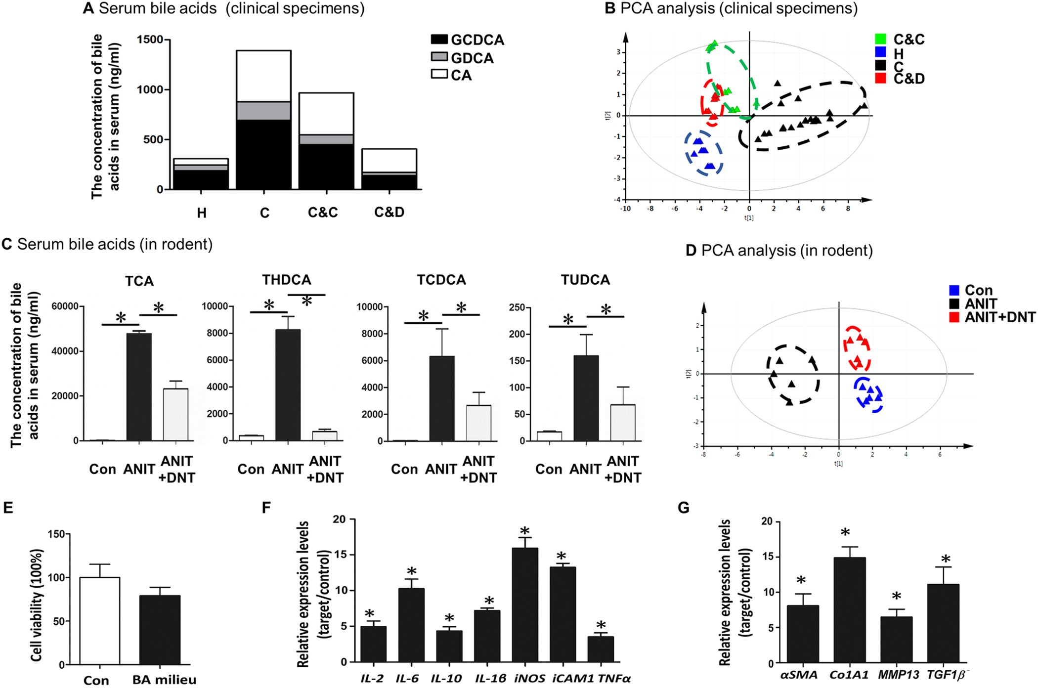 Curcumin protects ANIT-induced cholestasis through signaling pathway of FXR-regulated  bile acid and inflammation | Scientific Reports