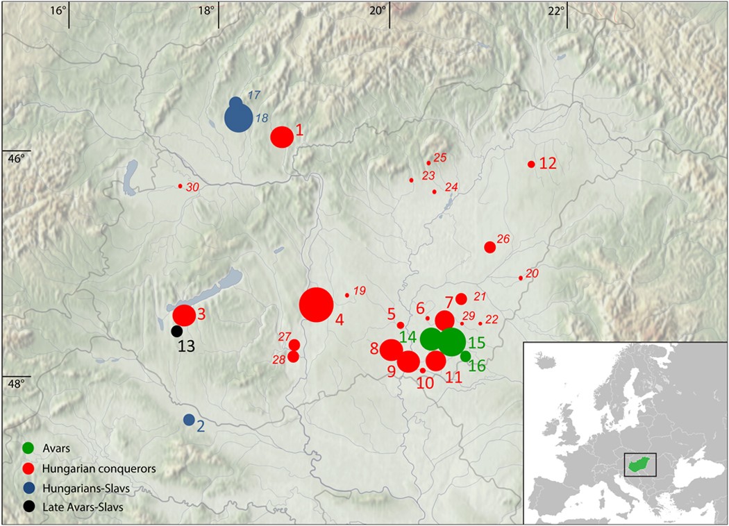 Maternal Genetic Ancestry and Legacy of 10th Century AD Hungarians |  Scientific Reports