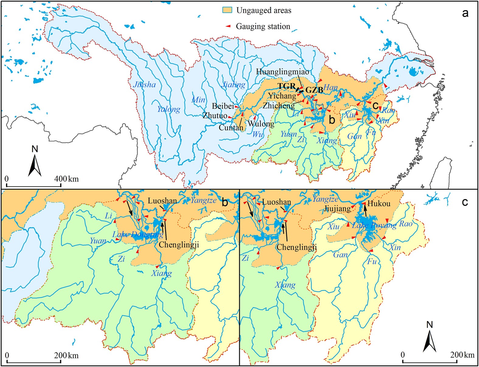 Impacts of Three Gorges Reservoir on the sedimentation regimes in the  downstream-linked two largest Chinese freshwater lakes | Scientific Reports