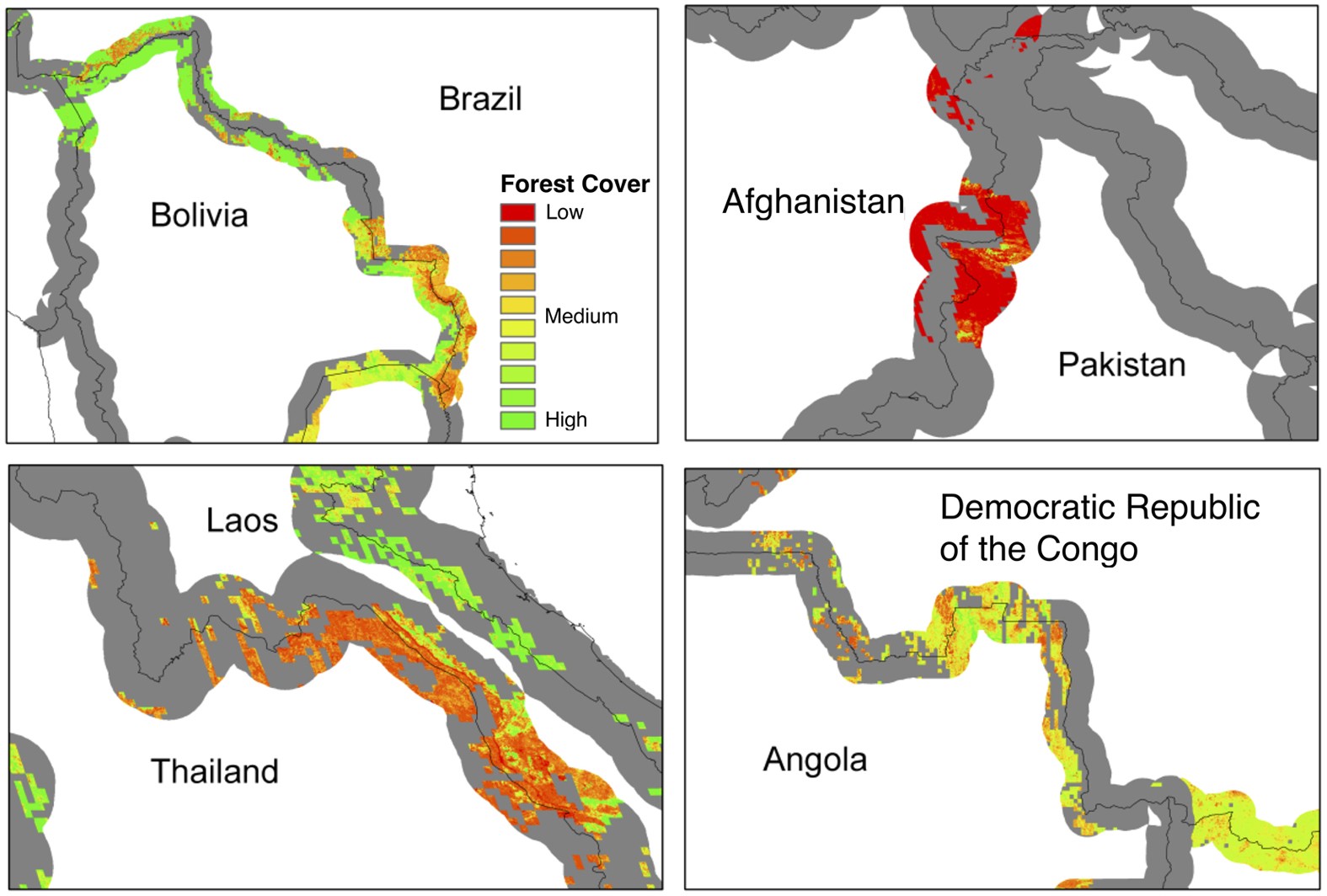 Economic Development and Forest Cover: Evidence from Satellite Data |  Scientific Reports