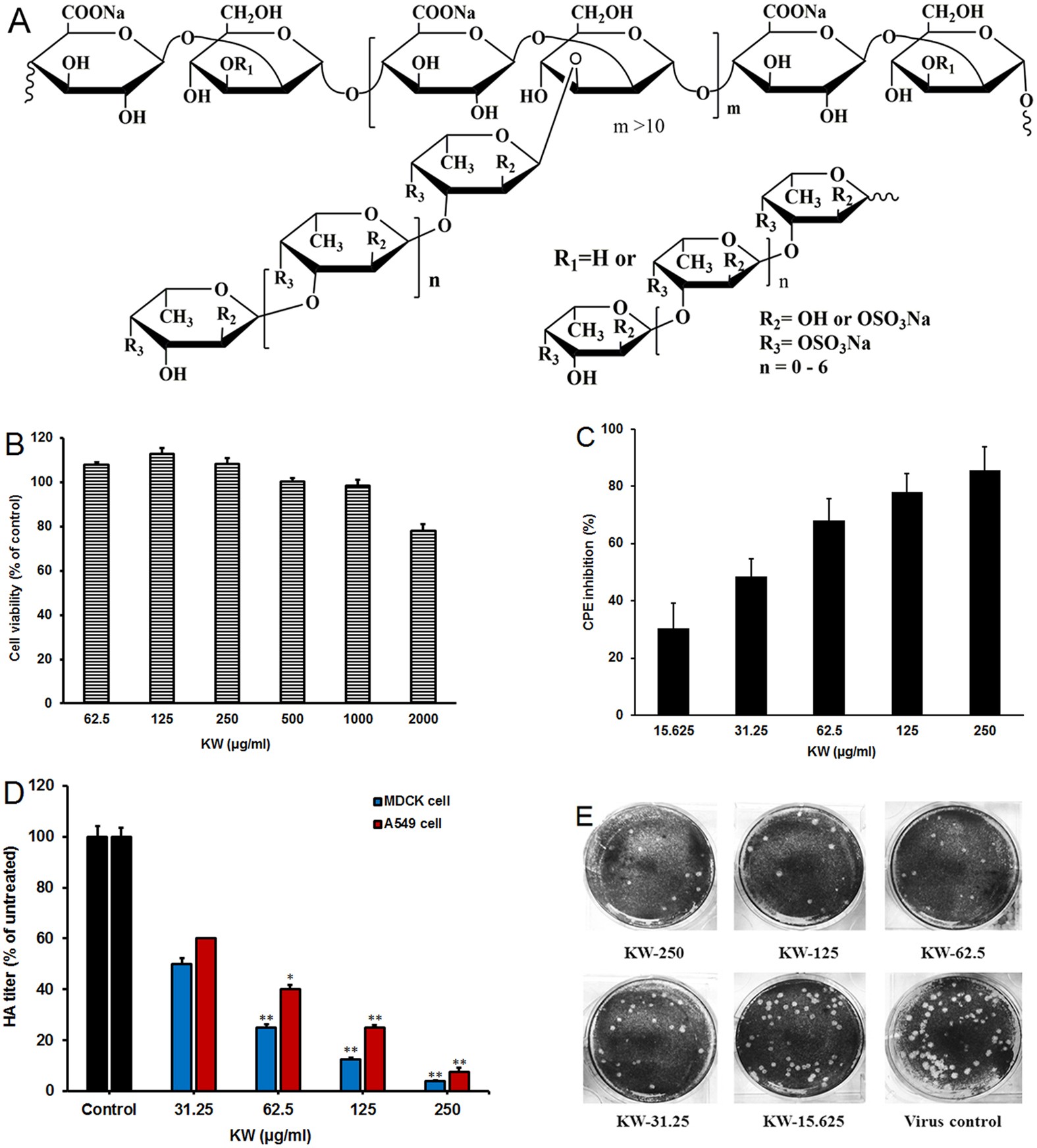 Inhibition Of Influenza A Virus Infection By Fucoidan Targeting Viral Neuraminidase And Cellular Egfr Pathway Scientific Reports