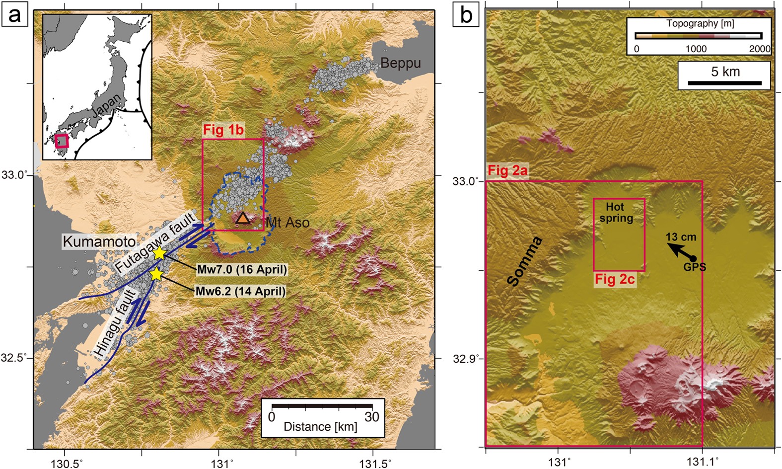 Horizontal Sliding Of Kilometre Scale Hot Spring Area During The 16 Kumamoto Earthquake Scientific Reports Horizontal Sliding Of Kilometre Scale Hot Spring Area During The 16 Kumamoto Earthquake Scientific Reports