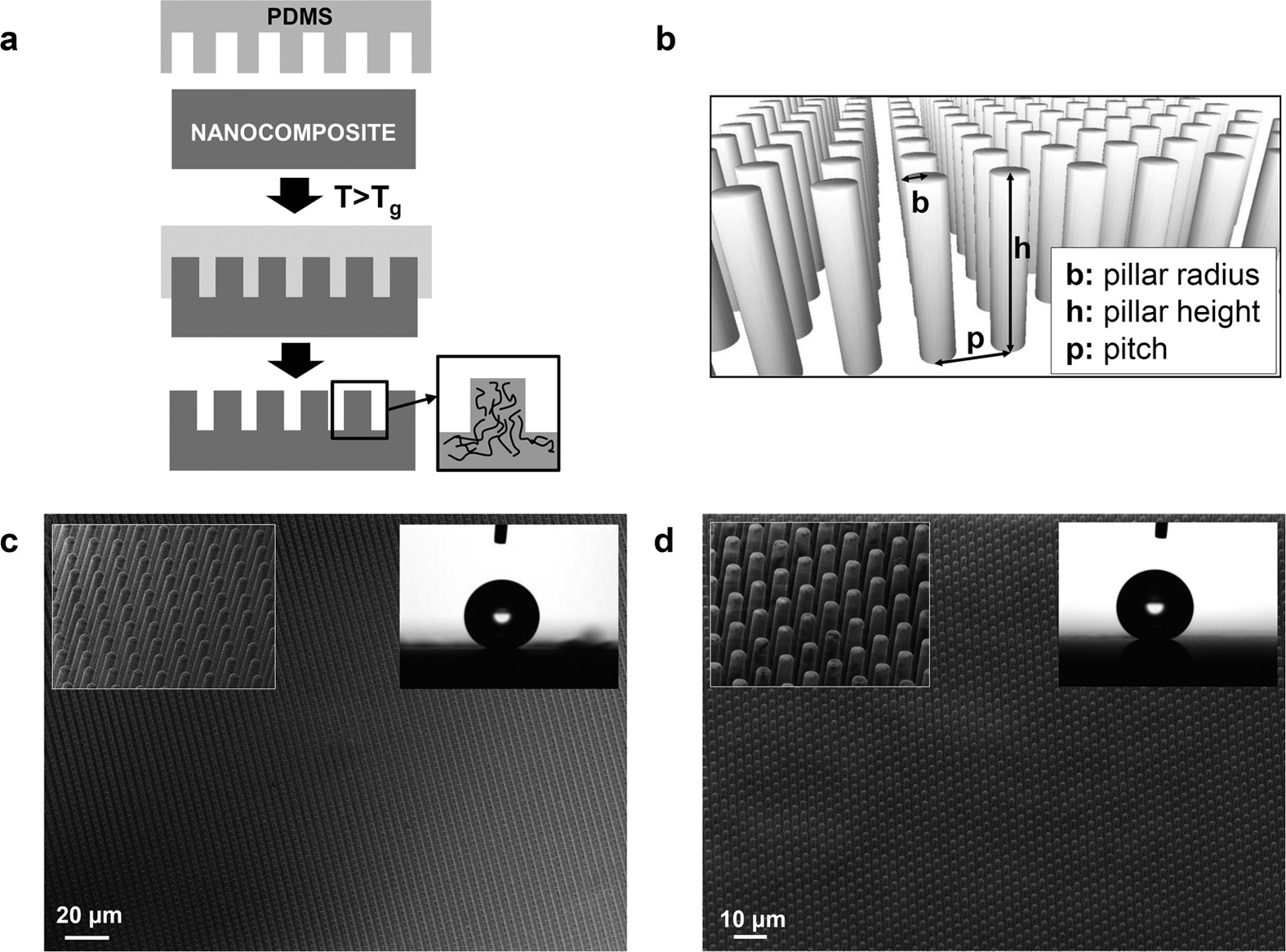 Multifunctional Nano-engineered Polymer Surfaces with Enhanced Mechanical  Resistance and Superhydrophobicity | Scientific Reports