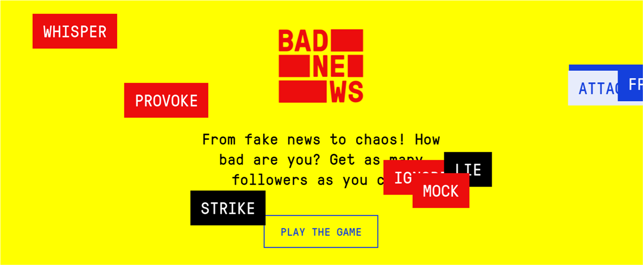 Fake news game confers psychological resistance | Humanities and Social Sciences