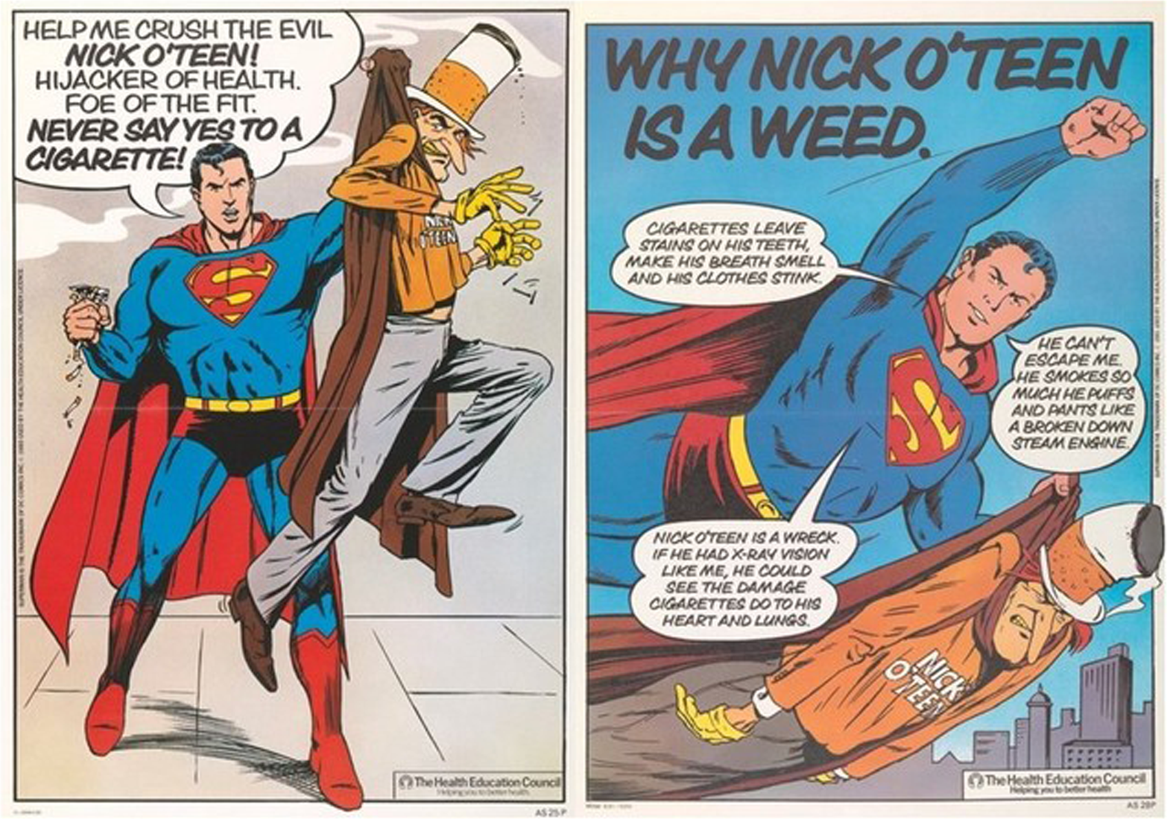 Superman vs. Nick O'Teen: anti-smoking campaigns and children in