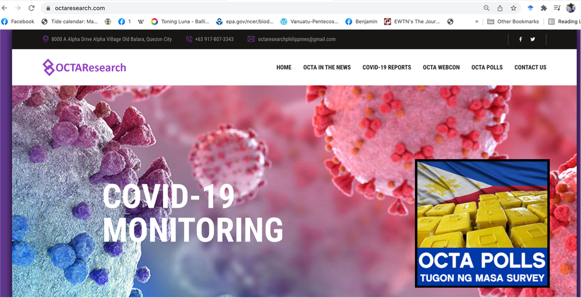 Octa As An Independent Science Advice Provider For Covid 19 In The Philippines Humanities And Social Sciences Communications