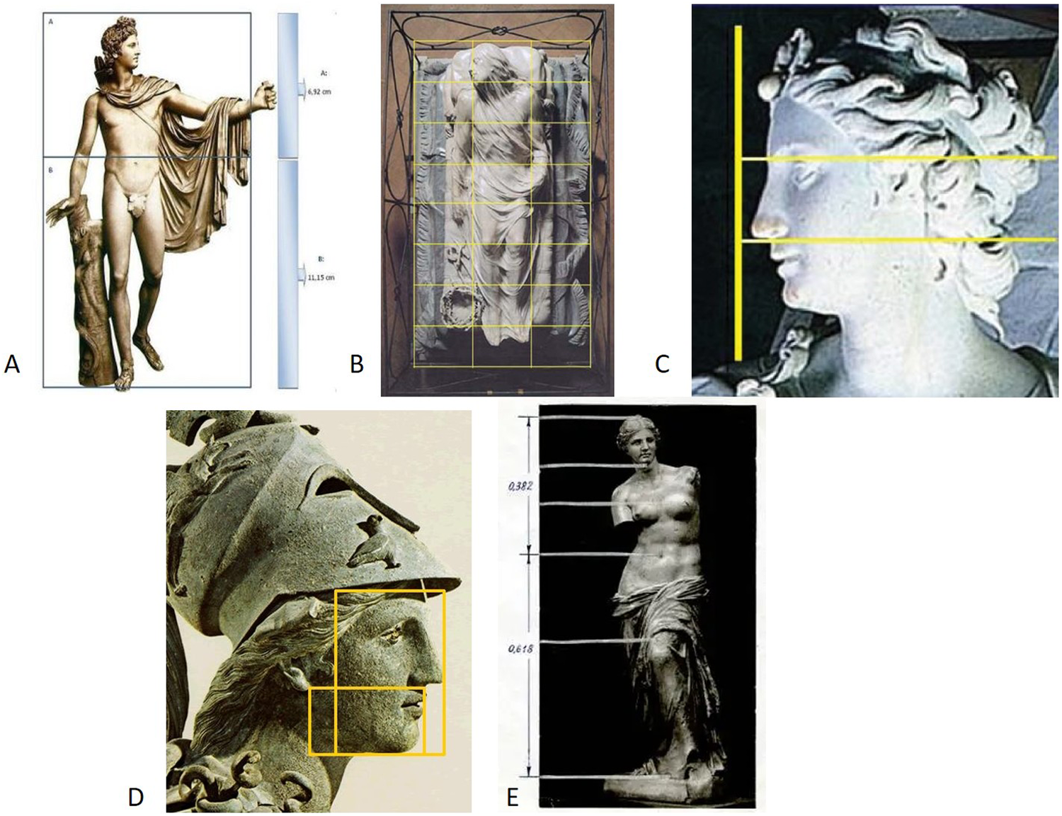 The golden section in the art of ancient Greece: an anthropometric study of  the young warrior of Riace | Humanities and Social Sciences Communications