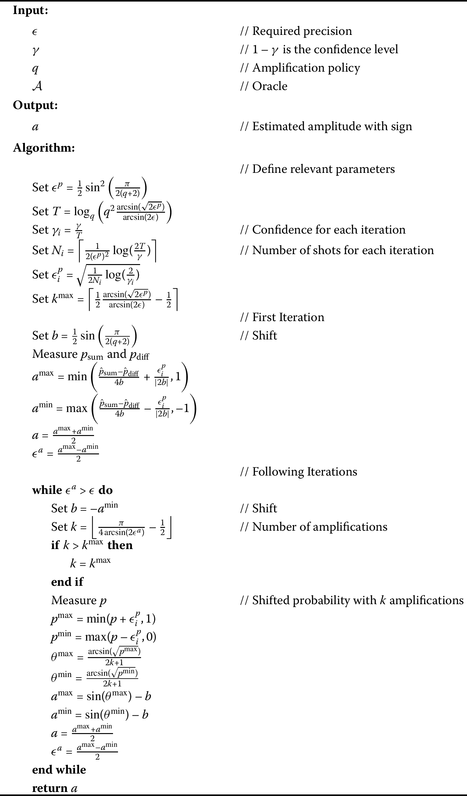 Algorithm 1