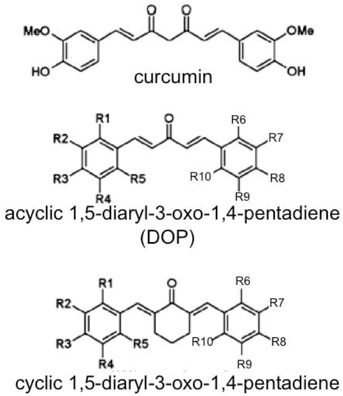 Synthesis of 86 species of 1,5-diaryl-3-oxo-1,4-pentadienes analogs of  curcumin can yield a good lead in vivo | BMC Pharmacology | Full Text