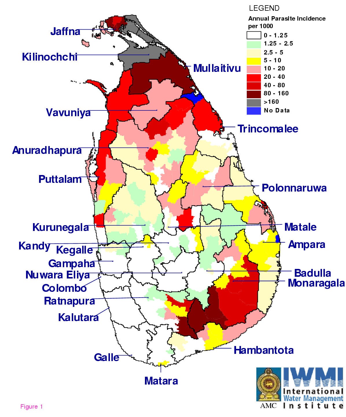 Sri Lanka Malaria Maps | Malaria Journal | Full Text