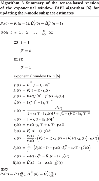 Tensor Subspace Tracking Via Kronecker Structured Projections Tetrakron For Time Varying Multidimensional Harmonic Retrieval Springerlink