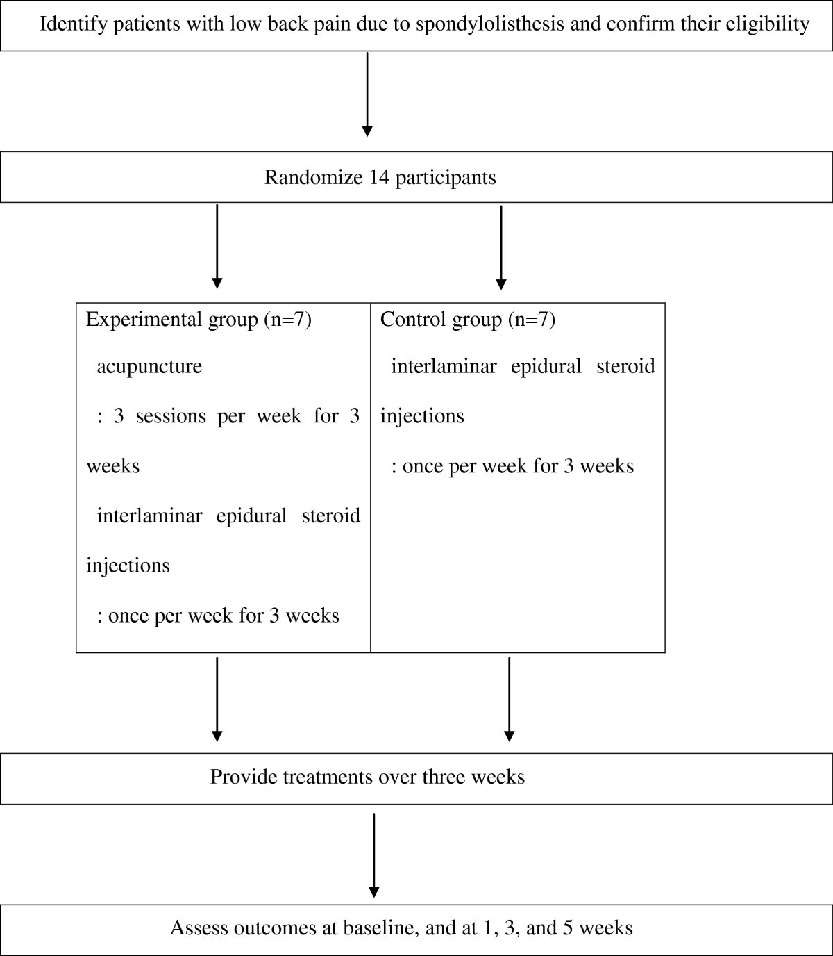 Trial Process Flow Chart