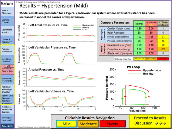 computer model for the cardiovascular system development of an e